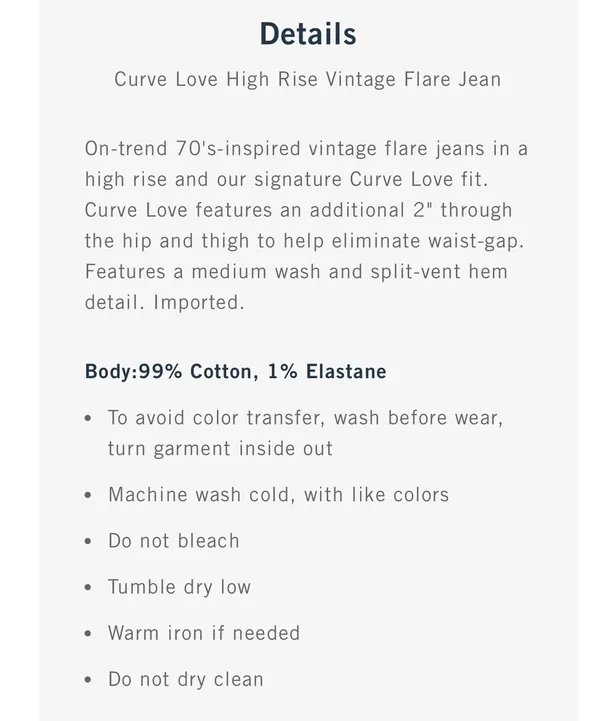 Abercrombie Vintage Flare Curve Love Jeans - Image 6