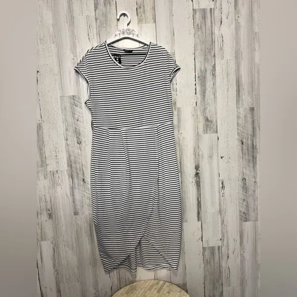 Stripped dress White Size XL - Image 7
