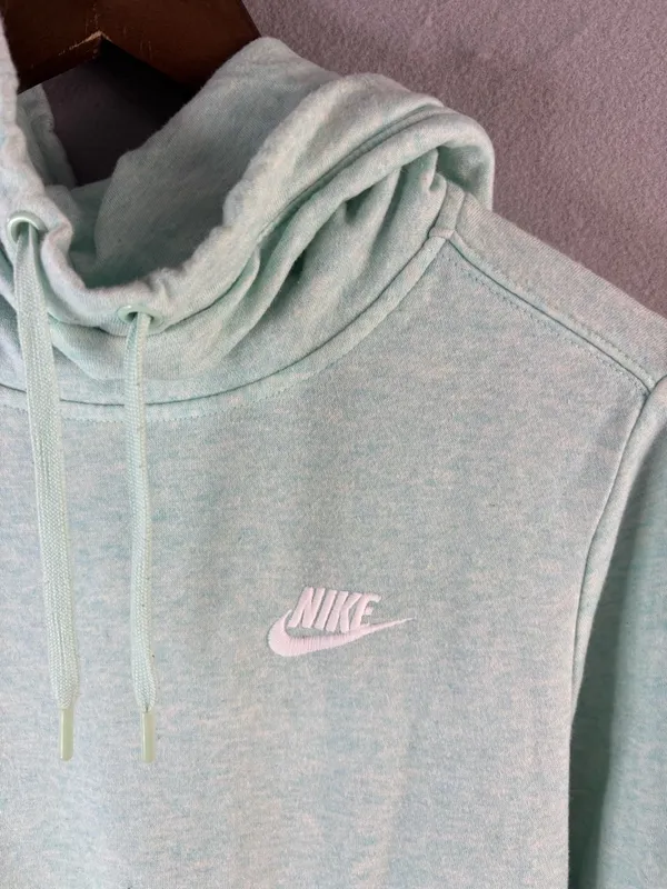 Nike M Women's Mint Green Hoodie Pullover Sweatshirt - Image 3