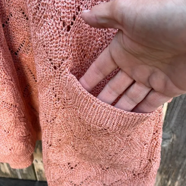 NWT CJ Banks Open Front Duster Sweater Size 2X - Image 3