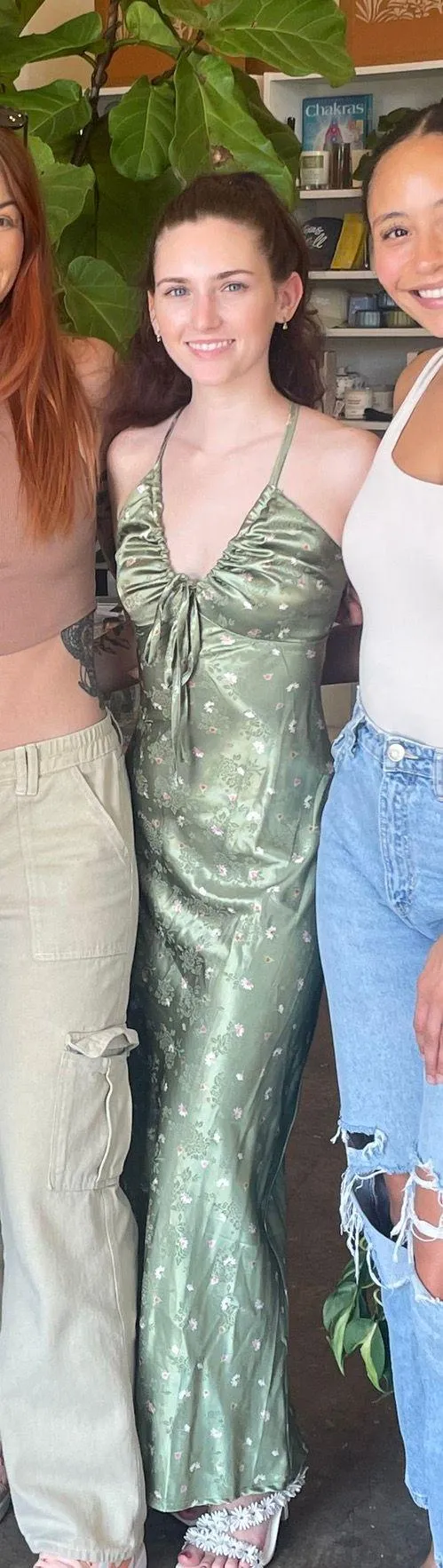 Wild Fable Green Floral Maxi - Image 2