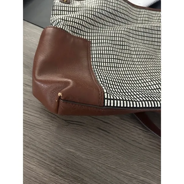 Fossil purse brown‎ black white - Image 5