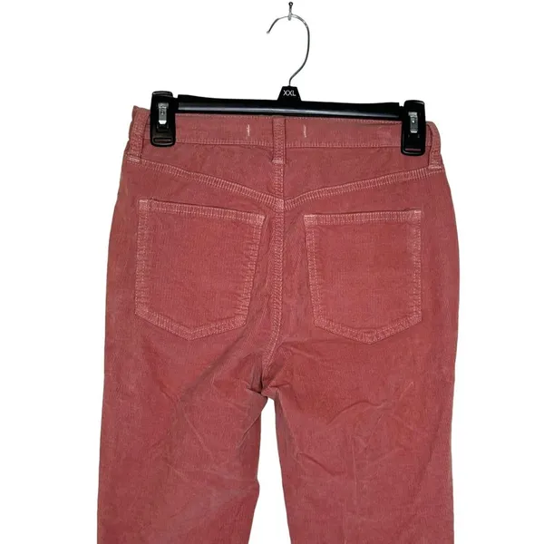 We The Free People Women's Pants Mid-Rise‎ Skinny Corduroy Raw Hem Brown 25 NWT - Image 8