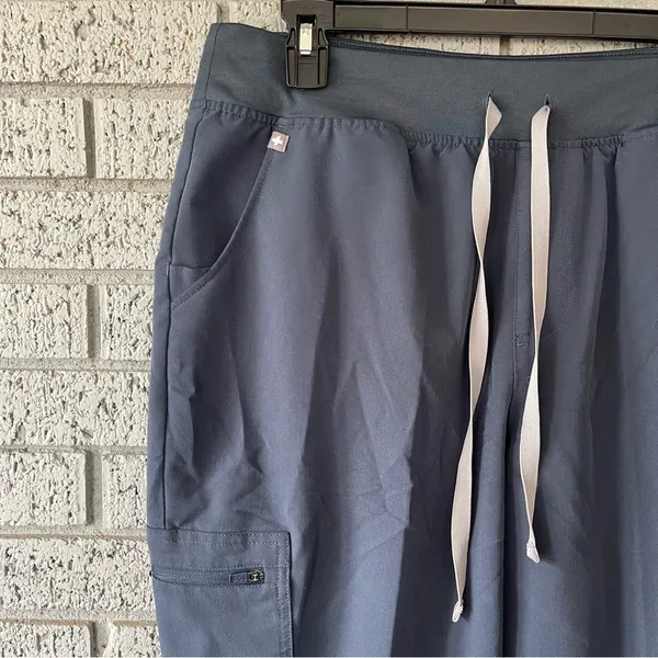 Figs High Waisted Zamora Jogger Scrub Pants Dark Harbour Size XL - Image 5