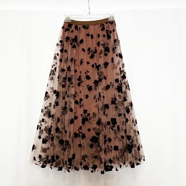 Whimsical Sheer‎ Tulle Midi Skirt size Extra Small/Small - Image 2
