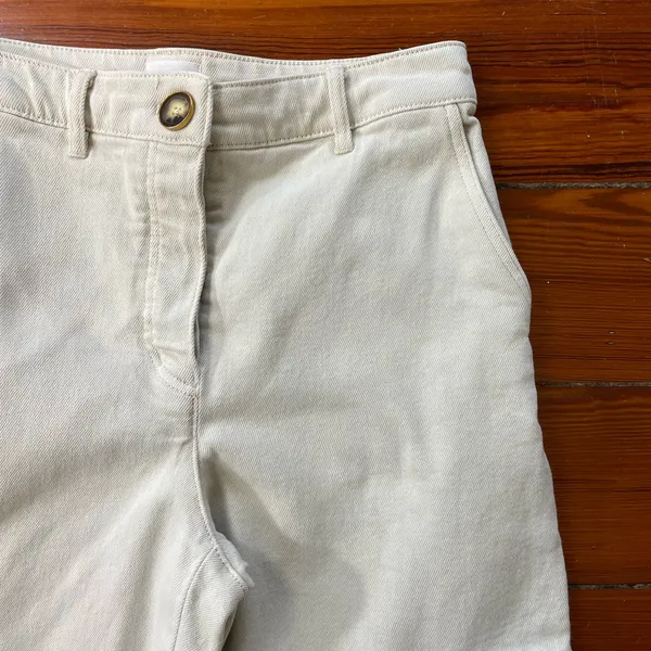 Wilfred Free Modern Cream Utility Cargo Pants Tab Hem Size 4🧡🎀 - Image 10
