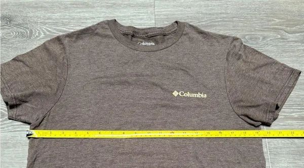 brown columbia t shirt - Image 2