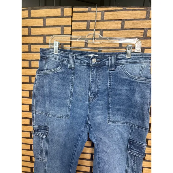 KanCan Cargo Jeans‎ Size 11/29 Blue - Image 3