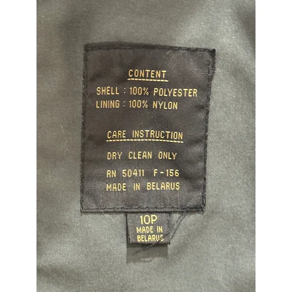 Vintage Trench Coat Womens Medium 10P Green Removable Wool Liner Long Theatre - Image 7