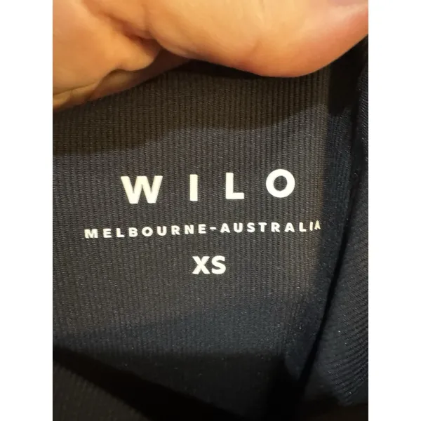 WILO THE LABEL Women's NWT Unitard Black Flare Rib Yoga/Athletic Jumpsuit - Image 4