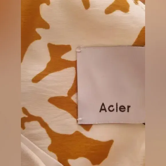 ACLER DANA‎ DRESS IN SIENNA SHADOW Yellow Size 6 - Image 5