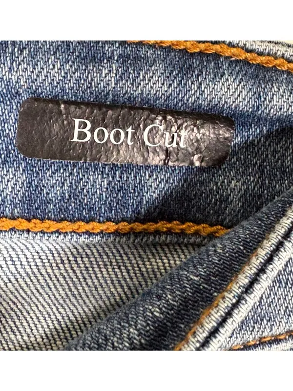 NEW Judy Blue High Waist Destroy Fray Hem Bootcut Jeans Size 31 - Image 12