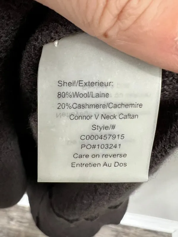 Alice & Olivia Base Wool Cashmere Blend Connor 3/4 Sleeve Sweater Tunic Small - Image 3
