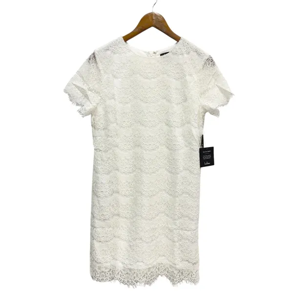 Lulus Take Me to Brunch Ivory Lace Shift Dress size Large NWT - Image 2