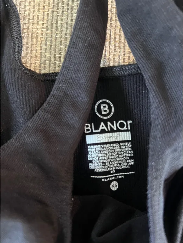 Blanqi Postpartum Tank Top Black Size XS - Image 2