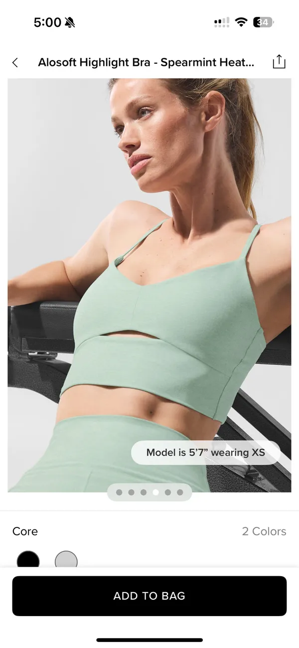 Alo Yoga Set Airlift Bra & Leggings - Image 5