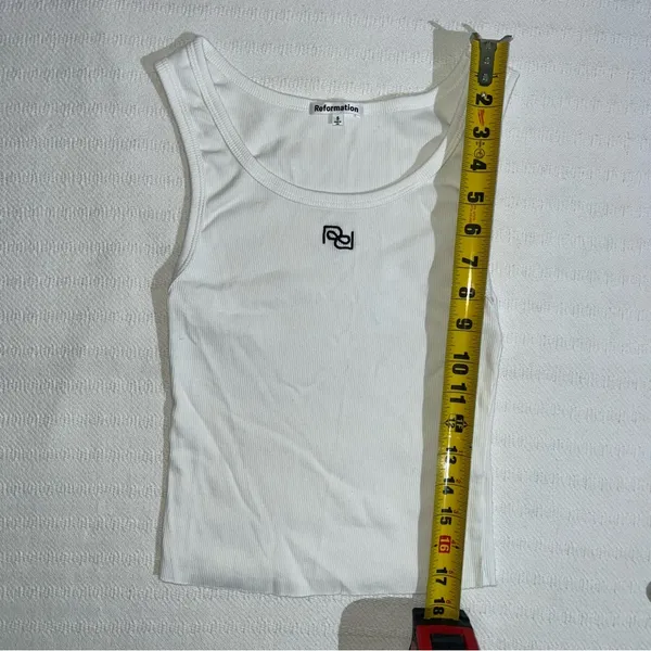 Reformation Erina Knit Tank Size Small Deadstock Minimalist Chic Clean Girl - Image 8