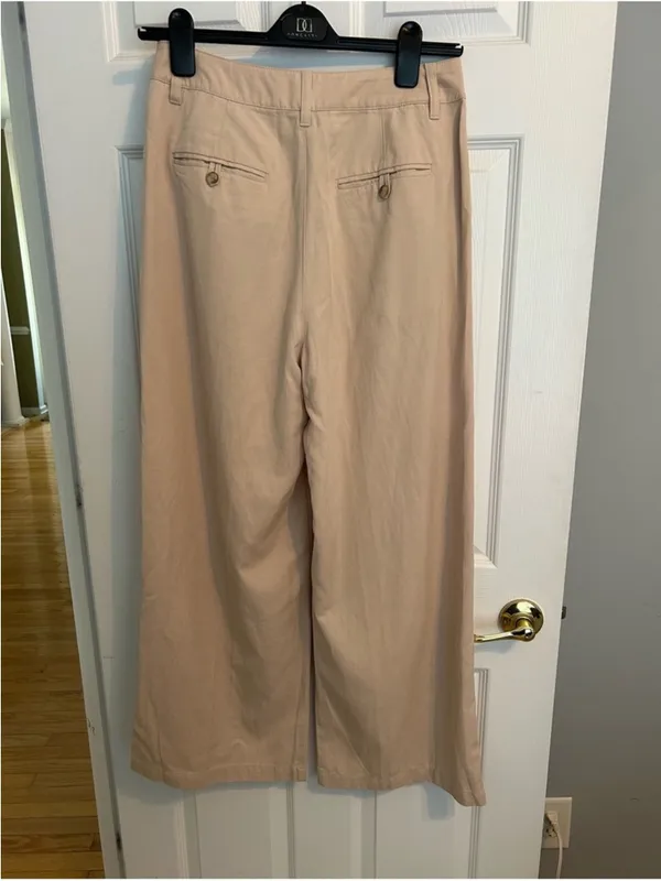 Madewell The Harlow Wide-Leg Pants in Tan - Image 6