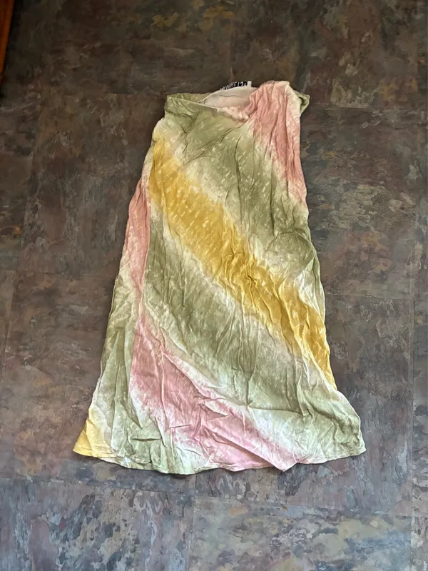 Audrey 3+1 Pastel tie dye midi skirt - Image 3