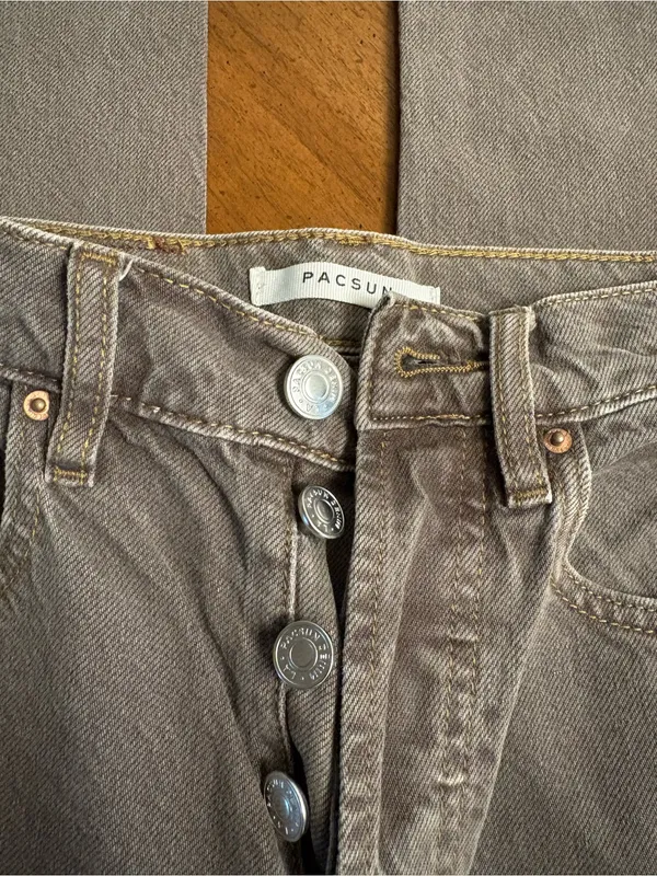 PacSun Women’s Dad Jeans- Eco Brown - Image 3