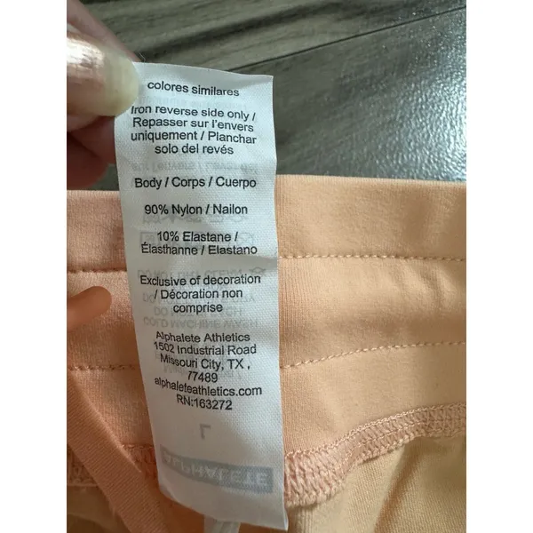 Alphalete Women's Trace Jogger Pants- Cheeky Coral, Size Large - Image 11
