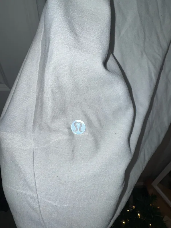 Light Grey Lululemon Quarter Zip - Image 3