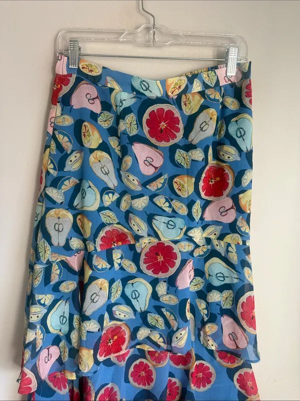 Anthropologie Hutch Medley Tiered Maxi Skirt Medium - Image 6
