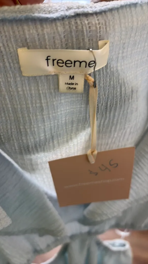 free me blue dress Size M - Image 2