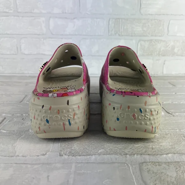 Crocs x Line Friends Stomp Slide Platform Womens 9 Petit Sweets Sandal Unisex M7 - Image 3