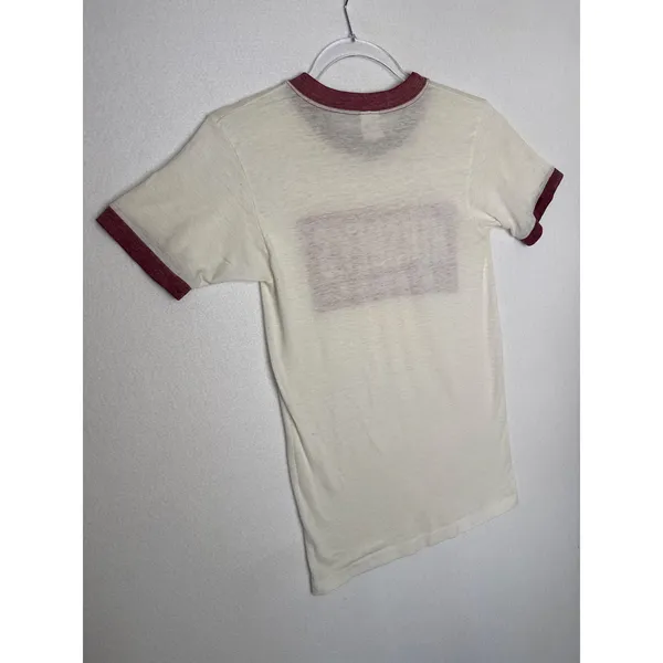 Vintage 90s Hershey’s Milk Chocolate Ringer Tee USA Made Slim Fit Small - Image 9