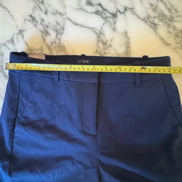 NWT J Crew Factory Kallie straight-leg pant Size 6 Navy - Image 6