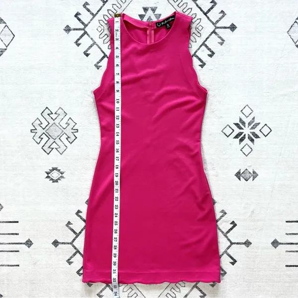 For Love & Lemons Rosarito Scalloped Hem Mini Dress Small - Image 10
