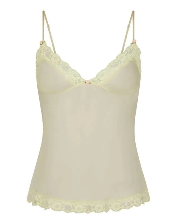 Skims Romance Lace Cami in Sage. Size Medium. New Without Tags. - Image 3
