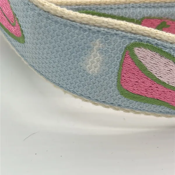 CJ Laing Perfectly Preppy D-ring Belt - Loafer embroidered - Size S - Image 4