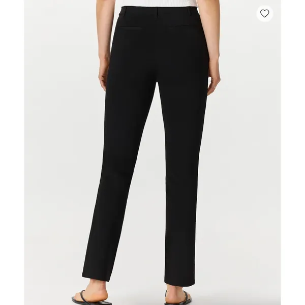 Quince Ultra-Stretch Ponte Straight Leg Pants Black Size M - Image 2