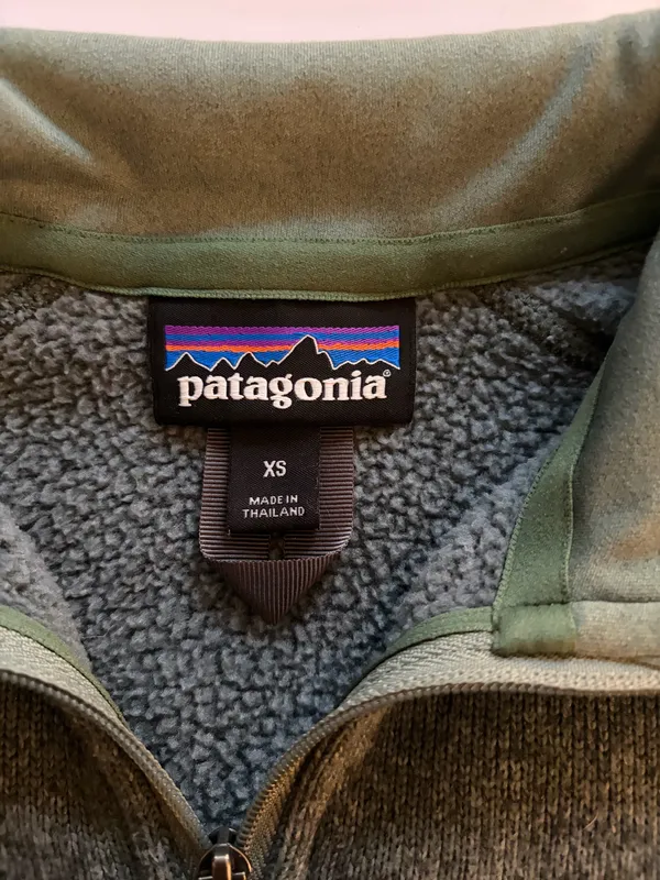Patagonia Green 1/4-Zip Better Sweater - Image 3