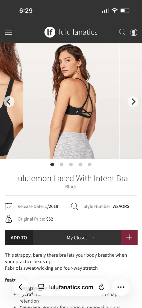 Lululemon Stash N' Run Bra Wee Are From Space Nimbus Battleship / Ice Grey 4 - Image 5