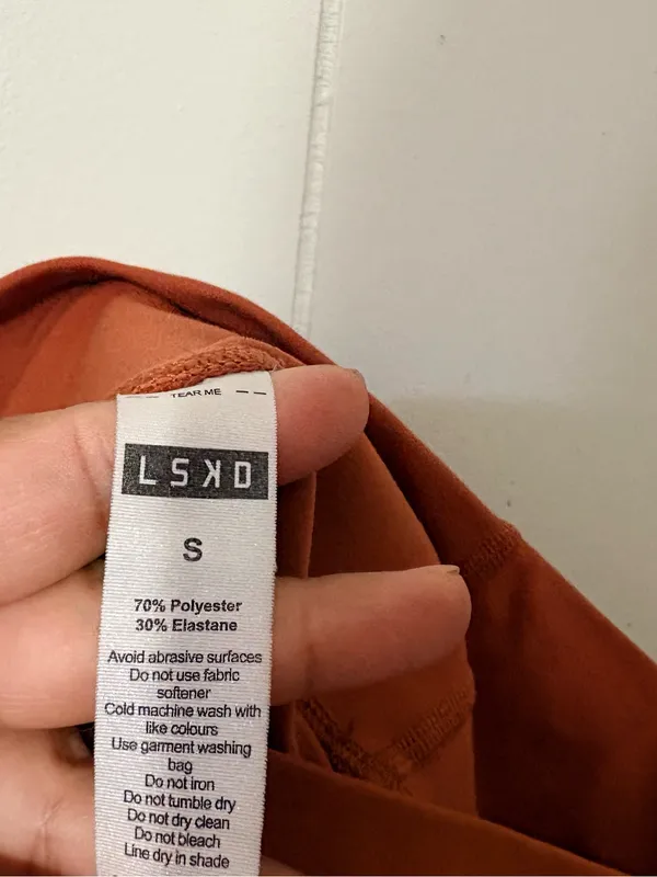 LSKD Fusion Ultra High-Rise 6” Pocket Shorts Hazel Size S - Image 8