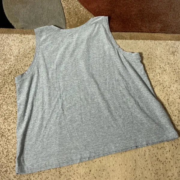 Beyond Yoga Heathered Grey Muscle Tank Top Womens Medium Relaxed Fit LWSD4352 - Image 5