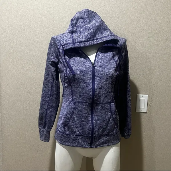 C9 champion purple full zip athletic jacket xs - Image 2