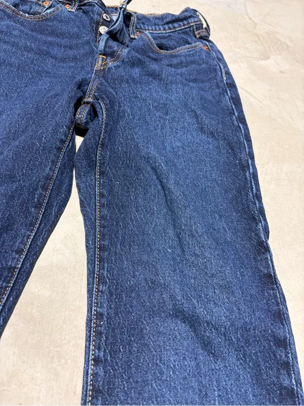 Levi’s 501 Dark Blue Denim Jeans 25 x 30 - Image 4