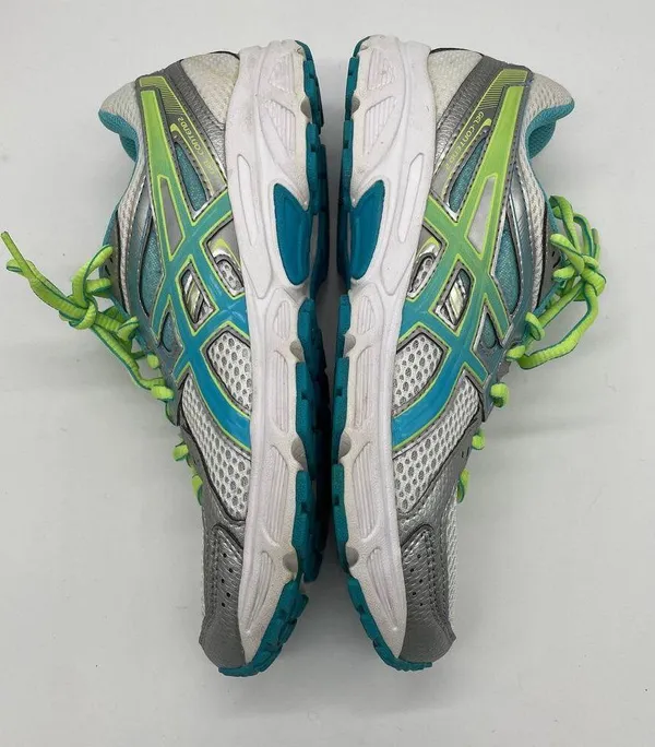 ASICS Gel-Contend 2 Women's Athletic Sneakers - White/Turquoise/Sharp Green - 7 - Image 8