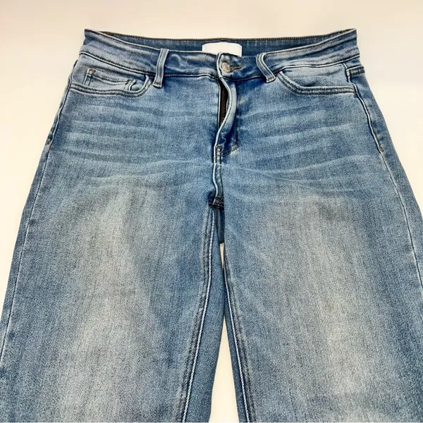 Vervet Blue Stylish Light Blue Wash Women's Straight Leg 5 Pocket Jeans-Size 29 - Image 7