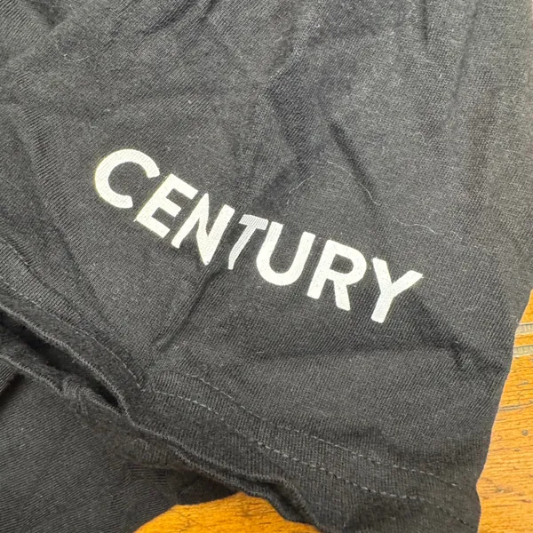Peloton Womens Black Short‎ Sleeve T Shirt Size Medium Century Logo - Image 4