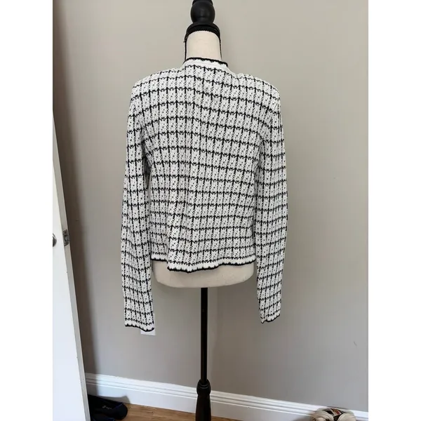 Nic+Zoe tweed sweater jacket size small - Image 9
