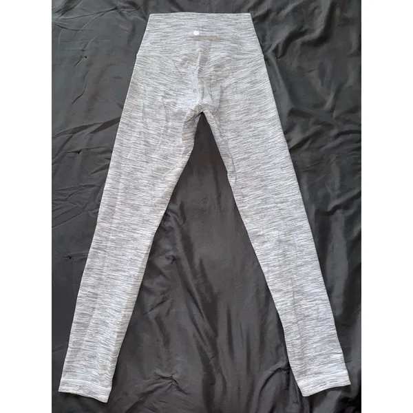 Lululemon Leggings Women‎ Gray Wunder Under Hi Rise Yoga Gym Training Pants Sz 4 - Image 4