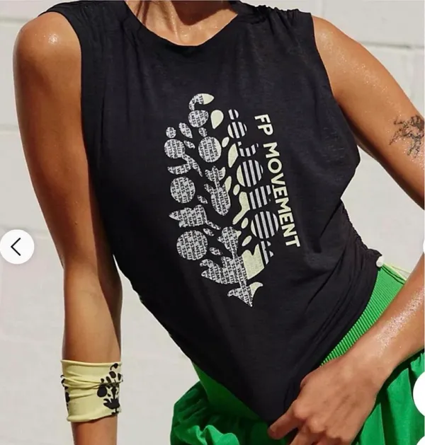 Free People Movement Tempo Sport Mode Logo Muscle Tank - Image 2