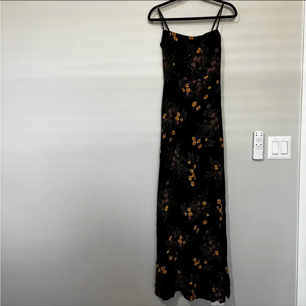 Reformation Ingrid Navy Mademoiselle Maxi Dress Size 4 - Image 2