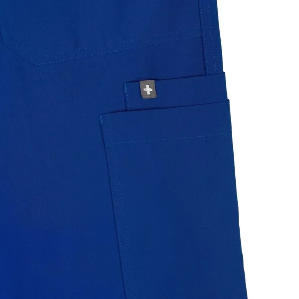 Figs Technical Collection Large Scrubs Pants Elastic Waist Pockets Straight Blue - Image 3