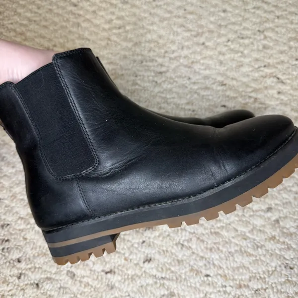 Madewell The Ivy Chelsea Boot in Leather True Black Women’s Size 8.5 Boots - Image 11